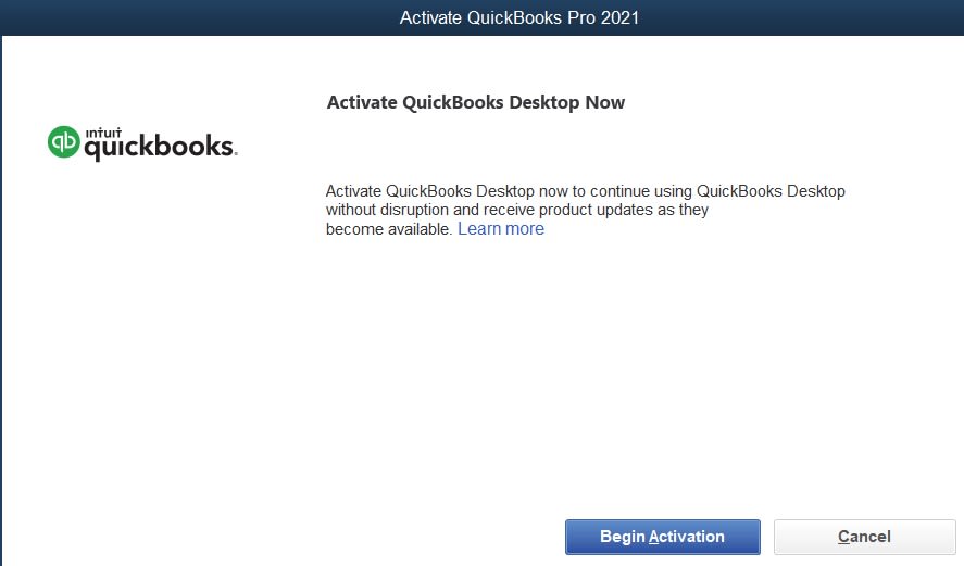 QuickBooks - Activate